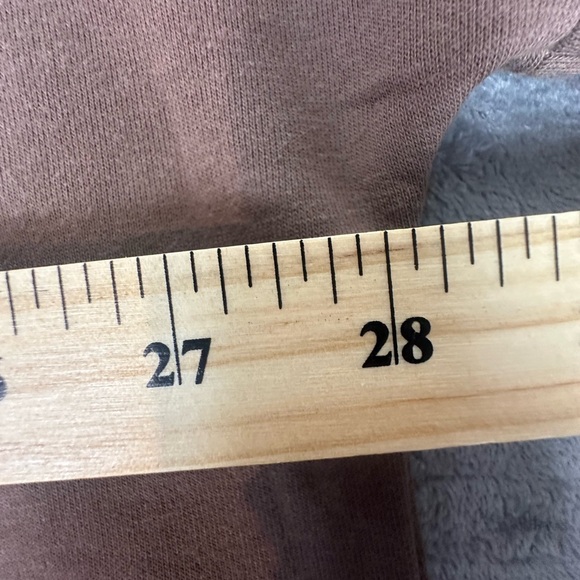 Zenana High Low Crewneck Sweatshirt Womens Plus 2X Brown‎ Pockets Mocha - Picture 12 of 14